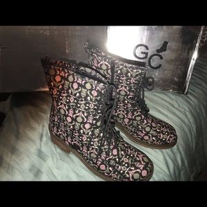 GC Shoes Candy print boots sz 40 which is 10 US